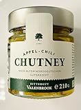 Rittergut Valenbrook Apfel-Chili Chutney kulinarischer Botschafter Niedersachsen 2013- für Fleisch, Käse und Brot, 2er Pack (2 x 190 g)
