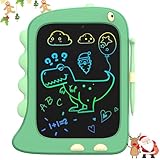 ORSEN LCD Schreibtafel Spielzeug ab 3 4 5 6 7 8 Jahre alt Junge Mädchen, 8,5-Zoll Bildschirm Zeichenbrett Maltafel, Dinosaurier Schreibtablett Weihnachten Kleine Geschenke für Kinder (Grün)