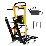 Elektrische Treppensteiger-Handkarre, leichter Aluminiumwagen zum Bewegen schwerer Gegenstände im Obergeschoss, mit 200 kg Kapazität