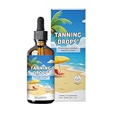Hauthell- und Bräunungsentropfen, Reisebräunungslotion, Selbstbräune-Feuchtigkeitscreme, leicht zu tragen, nicht fettbezogene Textur, 60 ml, für die Haut mit Bronzed Skin Face Travel