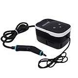 TOPINCN 1500 W Tragbarer Handdampfreiniger, 1250 Ml Hochdruck Dampfreinigungsmaschine mit Bürstenköpfen für Küchenmöbel, Badezimmer, Auto (EU-Stecker 220V)