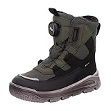 Superfit Jungen MARS warm gefütterte Gore-Tex Stiefel, SCHWARZ/GRÜN 0000