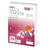 Folios A4, 100 g, 50 Blatt, Mehrzweckpapier für Drucker, Laserdrucker und Injektionsdrucker, Kopierer, für Büro, Schulbedarf, Papierpaket - Ofituria (100 g, 50 h)