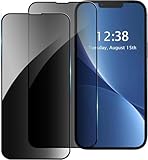 SharkProten 2 Stück Sichtschutz Panzerglas Kompatibel mit iPhone 14 Pro Max [10X Militärschutz] TOP 9H+ Anti Spy Schutzfolie für iPhone 14 Pro Max, Null Blase