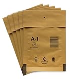 30 Versandtaschen Luftpolsterumschläge haftklebend Luftpolsterversandtaschen Luftpolstertaschen Gr. A/1 A1 braun (120mm x 175 mm) Umschläge gepolstert Polsterumschlag Taschen