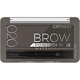 Catrice Brow Powder Set Waterproof, Augenbrauen, Nr. 020 Ash Brown, mehrfarbig, 2 Braun-Töne, langanhaltend, sofortiges Ergebnis, matt, vegan, wasserfest, Mikroplastik Partikel frei (4g)