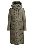 khujo Wintermantel ELVITA in Grün, Größe XL