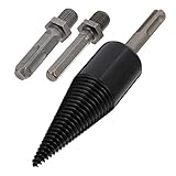 VICASKY 1Satz Holzbearbeitungsset Brennholzbohrer Und Anzündholz Mit Bohrern Und Verschiedenen Griffen Sechseckig Für Effizientes Spalten