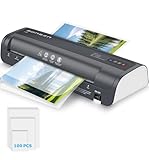 BONSEN Laminiergerät A3 mit Never Jam Technologie, 100 Laminierfolien inkl, Präzise NTC-Temperaturkontrolle, Schnelllaminierung für Zuhause, Schule, Büro, L3402