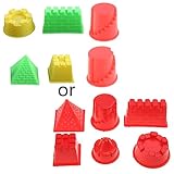 Lerpwige 6pcs Sand Für Spielen Spielzeugsand Schloss Schimmelpool Spielzeug Sicherheit Burg Gebäude Strand Schimmel Kinder Reisen Easy Beach Spielzeug Für Kinder