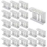 Allthingstore 20 Stück Drainageclips für Solar-Photovoltaik-Modul, Wasserführung aus Aluminiumlegierung, effektive Entfernung von Schlamm für Panelrahmen (33 mm)