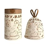 Abfallsäcke Mit Zugband | Tierprint Müllbeutel | Capybara-Design Zugbandbeutel Extra Stark Reißfest Auslaufsicher Großvolumig Für Camping, Haushalt & Auto