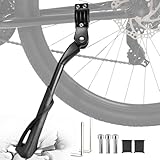CNMTCCO Fahrradständer 24-29 Zoll einstellbare Höhe hinten Seite Universal Fahrradständer Unterstützung Aluminium Fahrrad Kick Stand für Fahrrad Mountainbike Rennrad