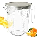 Generic Messbecher für Flüssigkeiten,Messbecher | Küchen-Messbecher, Backbecher mit Griff | Leicht ablesbarer Küchenmessbecher zum Backen, Mehl, Kochen