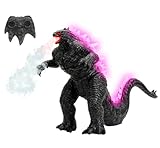 Jada Toys Godzilla Heat-Ray Breath RC Figur (63 cm) mit Wasserdampf-Hitzestrahl - ferngesteuerte Actionfigur aus Godzilla x Kong: The New Empire für Kinder ab 6 Jahre, Spielzeug mit Sound & Licht