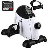 EVOLAND Rehabilitationstrainer Heimtrainer Mini Arm und Beintrainer Trainer Minibike mit LCD Display Hometrainer für Zuhause Büro