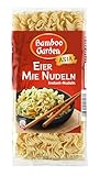 Bamboo Garden - Eier Mie Nudeln | Vegetarische Instant-Nudeln für asiatische Nudelgerichte| Ideal für gebratene Nudeln oder Suppen | Fertig nach 5 Minuten | 250 g im Beutel