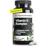 Vitamin B Komplex – 240 Tabletten – mit 8 essenziellen B-Vitaminen & Kofaktoren – mit Bioaktiv-Formen – vegan, hochdosiert – laborgeprüft