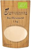 Bio Hirsemehl 1 kg glutenfreis Mehl für Brot hell