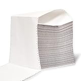 Weißes Endlospapier, Doppelblatt-Endlospapier, Selbstdurchschreibepapier mit Höhen, Zick-Zack-gefaltete Blätter, Maße 240 mm x 279 mm – Ofituria (7500 Blatt)