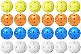 Fat Pipe | Floorball Unihockey Ball 24er Team Set | Fat Balls | Color Mix | Wettkampfball Trainingsball mit IFF Zertifikat für geprüfte Qualität