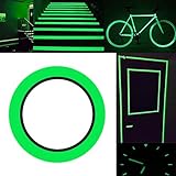 Gebildet Leuchtendes Band, Selbstklebendem Band, Warnband, Luminous Tape, Glow In The Dark, Wasserdicht, Abnehmbar, Langlebig, Tragbar, Stabil, Sicherheit / 1cm * 10m, 1Stück