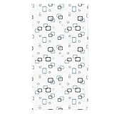 Duschrollo mit Montagezubehör, Sonnenschutzrollo für Badezimmer, Küche, Wohnzimmer, Höhenverstellbar, Platz sparen, PEVA 140x240 cm Blasen-Muster