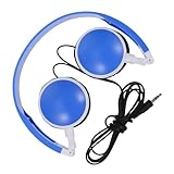 Hemobllo Faltbares Headset Kabelgebunden Stereo Musik Kopfhörer mit 3,5 mm Klinke Leichter On Ear Kopfhörer für Schule und Reisen Klarer Klang mit Sattem Bass