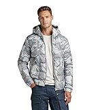 G-STAR RAW Herren Meefic Squared Quilted Hooded Jacke, Mehrfarben (cool grey woodland camo D20126-C441-D436), XS