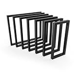 HEVVA Doppelte Waschtischhalterung 20/25/30/35/40/45/50 cm | REUSS | Aufsatz-Waschbecken Halterung, Schwerlastträger, Wandkonsole, Waschtischplatte Unterbau | (2er Set - Schwarz, 30 cm)