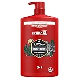 Old Spice Wolfthorn 3-in-1 Duschgel & Shampoo für Männer, 1L, langanhaltender, frischer Duft in Parfümqualität für Haare-Gesicht-Körper