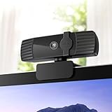 1080P-Webcam mit Mikrofon, Full HD 120° Weitwinkel, 360° Drehbare Computerkamera, USB-HD-Computer-Webkamera für Konferenzen, Streaming-Videoanrufe