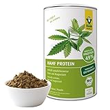 Raab Vitalfood Bio Hanf-Protein 500 g, rein pflanzlich, Protein-Pulver mit 49 % Protein, Hanf-Mehl, Eiweiß-Shake, vegan, glutenfrei