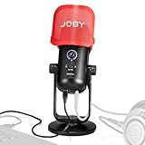 Joby Wavo POD USB-Kondensatormikrofon für PC, Streaming Mikrofon, Podcasts, mit Stummschaltung, Verstärkungsregelung, Live-Überwachung, Plug-and-Play für PC und Mac, USB Mikrofon, Gaming Mikrofon PC