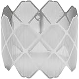 Lpitoy Tragbarer Windschutz Aus Edelstahl, Camping-windschutzscheibenofen, Spirituskocher-windschutzscheibe Für Outdoor-Camping, Wandern, Kochen