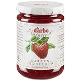 Darbo Naturrein Erdbeeren Konfitüre Extra, 450 g Glas