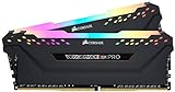 Corsair Vengeance RGB PRO 32GB (2 x 16GB) DDR4 3600MHz C18, High Performance Desktop Arbeitsspeicher Kit (AMD Optimised) Schwarz