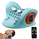 Hugterra Massager, 2024 Neu Hugterra Nackenmassagegerät, Shiatsu Massagegerät mit Wärme, Elektrisches Massagekissen mit 3 Massagemodi, 3D Knet Massagegerät für Nacken Schulter Rücken