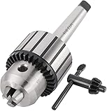 Vollmetall Bohrfutter Aufnahme MT2 B16/1-13mm Hartmetallstahl Dorn Drehmaschine selbstspannend Zahnkranzbohrfutter mit Adapter für SDS-plus bei Bohr- und Schlagbohrmaschinen
