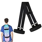 Darryy Skateboard Schulterträger, Skateboard Tasche Rucksack Verstellbarer Schultergurt, Skateboard Aufbewahrung（Schwarz）, Tasche für Snowboard Longboard, Longboard Tasche für Reiseanfänger, Teenager