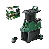 Bosch Turbinenhäcksler AXT 25 TC (2.500 W; geeignet für Holz und harte Gartenabfälle; inklusive Gartenhandschuhe; integrierte Fangbox 53 l; in Karton) – Amazon Edition