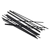 Toyvian 50 Stück Aroma Diffuser Stäbchen Durchmesser Schwarz Premium Faserstäbchen für Raumduft Geruchsneutralisierend Effektive Aromatherapie Zubehör für Zuhause Büro Spa