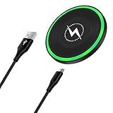 15W Induktive Ladestation Wireless Charger,Qi Ladestation Handy Kabelloses Ladegerät LadePad Induktionsladegerät für Google Pixel 9/8/8 Pro/7/6/5XL,Samsung Galaxy S25/S24/S23/S22/S21,iPhone 16 pro/15