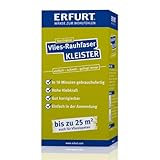 Kleister Vlies Rauhfaser Tapetenkleister Vliestapete Rauhfasertapete 200g Pulverkleister transparent für 25m² ca 3 Rollen