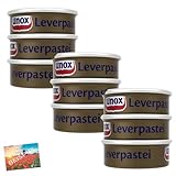 Set 3x Unox Leverpastei Leberwurst 3x56 g I 504 g I niederländische Leberwurst für ihre Backwaren I Qualität und Tradition I Brotaufstrich aus Holland I Holland-Box by Vriens