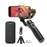 hohem iSteady Mobile Plus 2024 Kit, Gimbal Smartphone, 3-Achsen Handy Smartphone Gimbal Stabilisator, AI-Tracker, Ultraweitwinkelmodus für iPhone 15/14 Pro/Max/Android, Nutzlast 280g, für Volgging