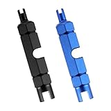 Bruislard 2 Stück Ventil Entferner Werkzeug Fahrradventil Zerlegen Werkzeug Ventileinsatzentfernungswerkzeug Fahrrad Ventileinsatz Entferner