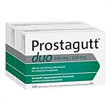 Prostagutt duo 160 mg | 120 mg Weichkapseln – Pflanzliches Arzneimittel zur Verringerung des Harndrangs bei gutartiger Prostatavergrößerung – 200 Weichkapseln