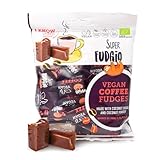 SUPER FUDGiO BIO Bonbons - Kaffee - Vegan und Glutenfrei - Organic Karamellbonbons ohne Palmöl - mit Bio Kokosmilch und Kokosnusszucker | 150g