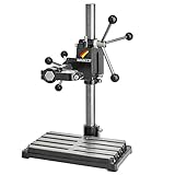 WABECO Bohrständer Fräsständer BF1240 mit 3-Speichen Drehkreuz Z- und Y-Achse, 2 Zustellachsen vertikal/horizontal Säule 500 Ausleger 350 mm Made in Germany
